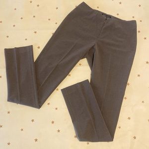 Peace of Cloth Heather Brown Slim Fit Trouser Size 2 Zip front closure M1